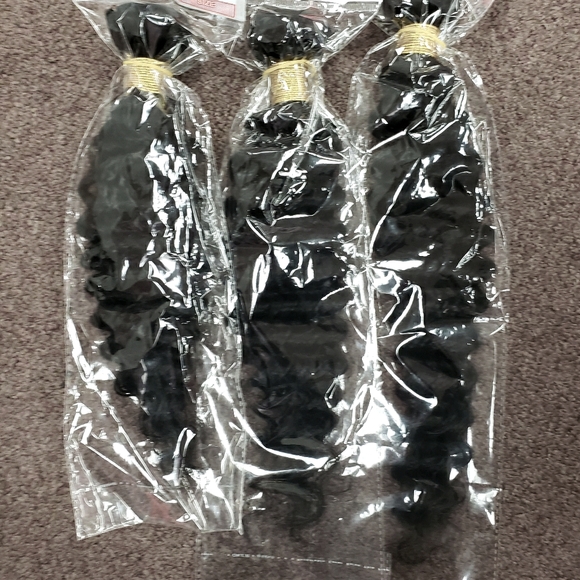 100% human Brazilian hair 16 18 and 20